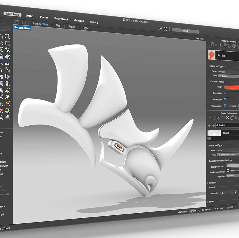 Rhinoceros 3D 7.30.23163.13001 download the new for mac
